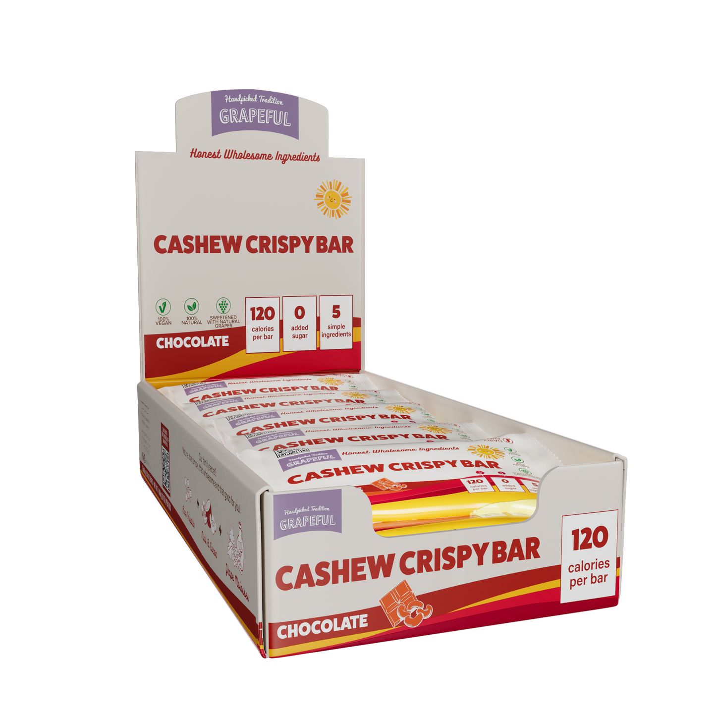 Cashew Crispy Bar | Chocolate (20 Bars)