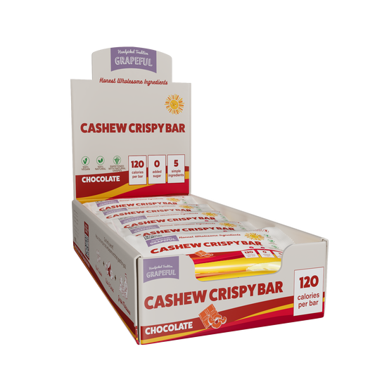 Cashew Crispy Bar | Chocolate (20 Bars)