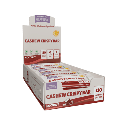 Cashew Crispy Bar | Coconut (20 Bars)