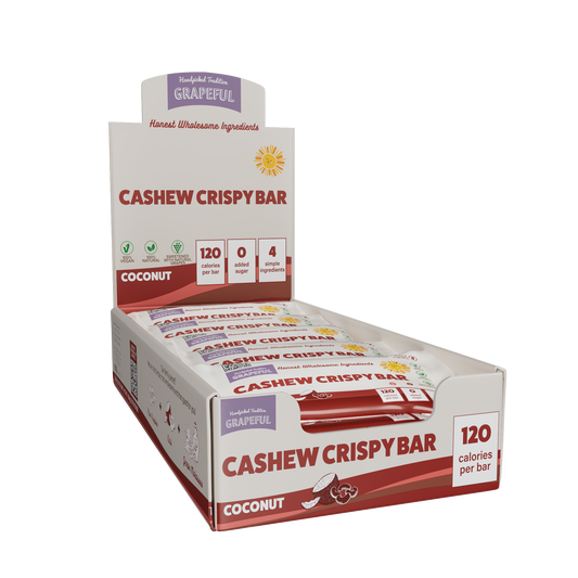 Cashew Crispy Bar | Coconut (20 Bars)