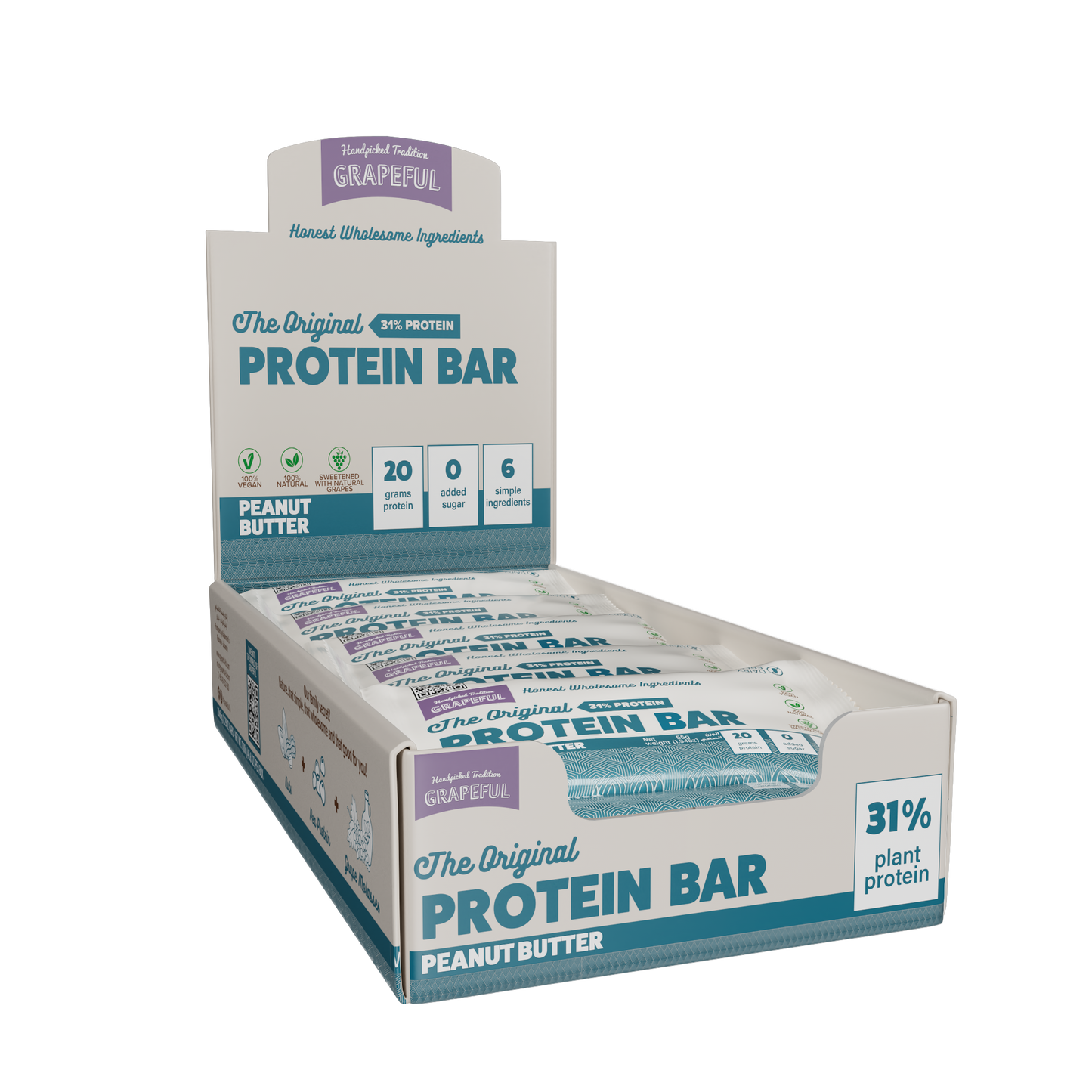 The Original Protein Bar | Peanut Butter (20 Bars)