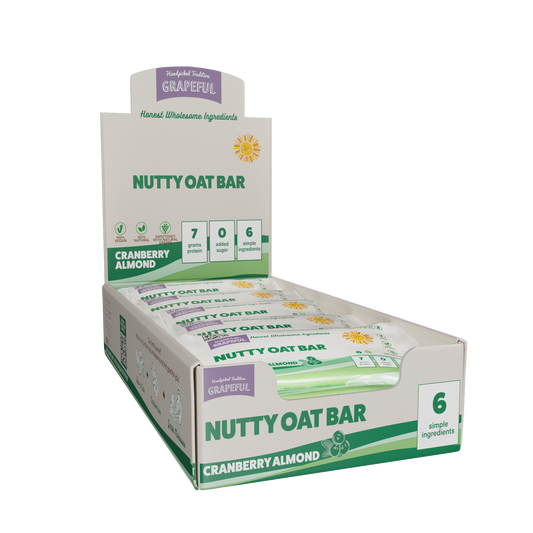 Nutty Oat Bar | Cranberry Almond (20 Bars)