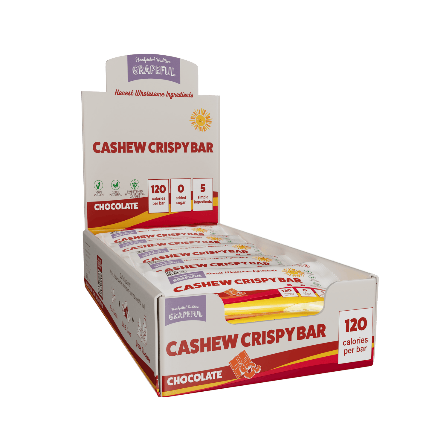 Cashew Crispy Bar | Chocolate (20 Bars)