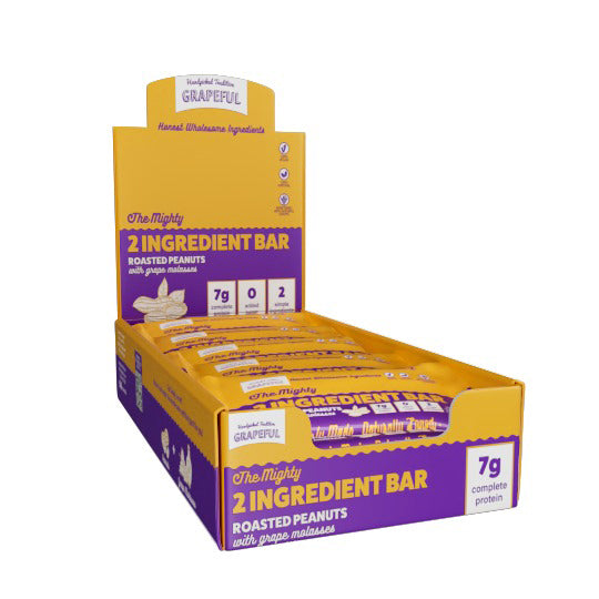 The Mighty 2 Ingredient Bar | Roasted Peanuts (20 Bars)