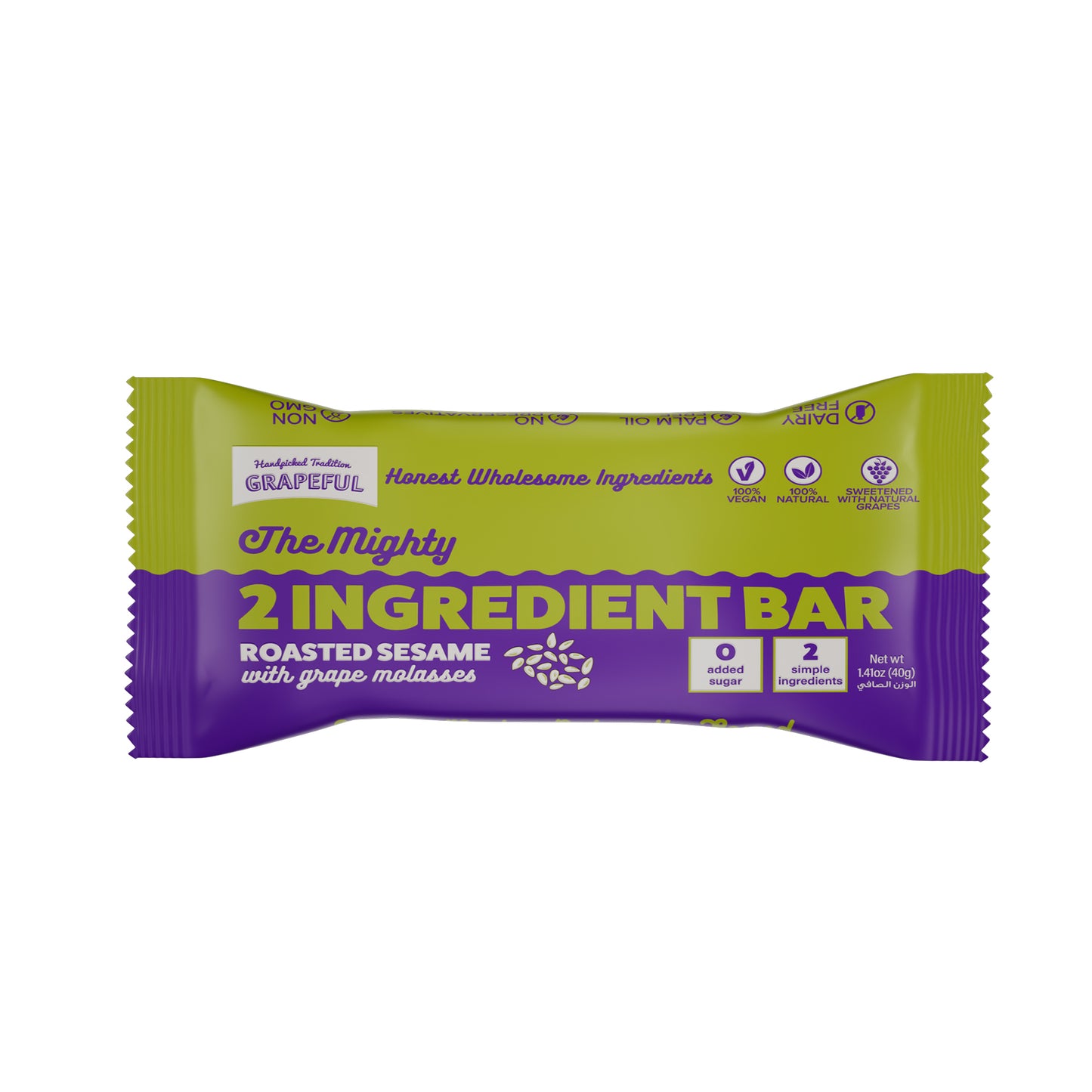 The Mighty 2 Ingredient Bar | Roasted Sesame