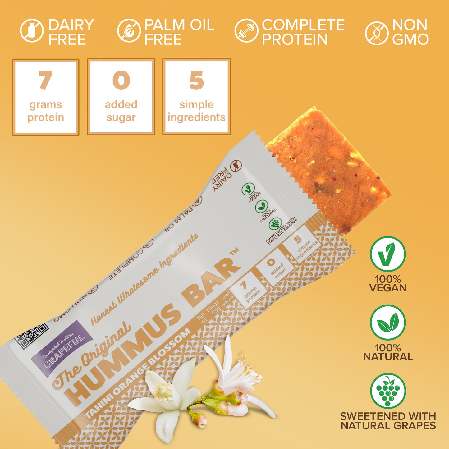 Hummus Bar | Tahini Orange Blossom