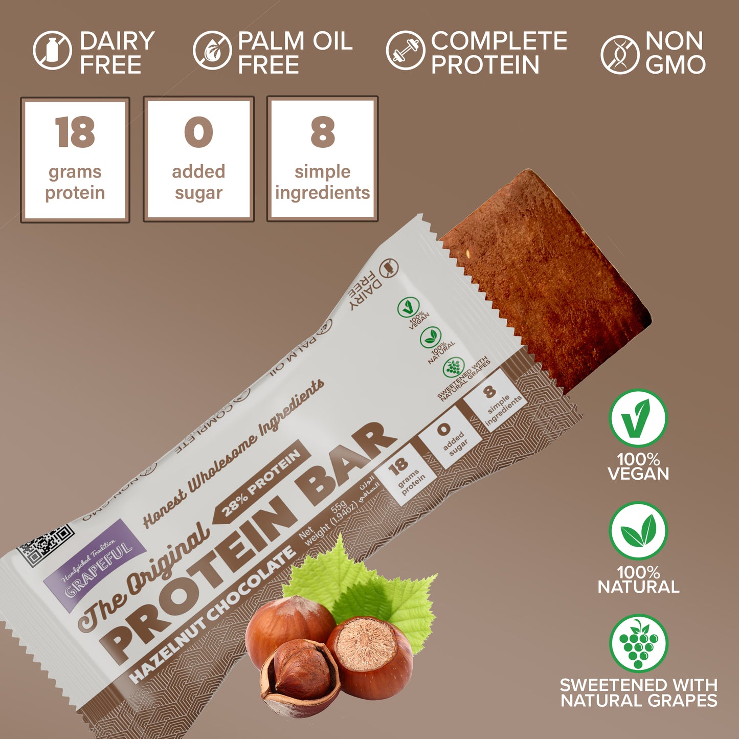 Protein Bar | Chocolate Hazelnut