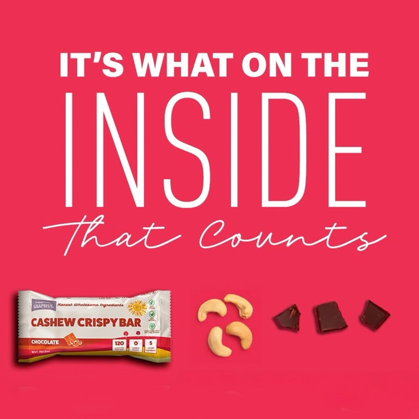 Cashew Crispy Bar | Chocolate