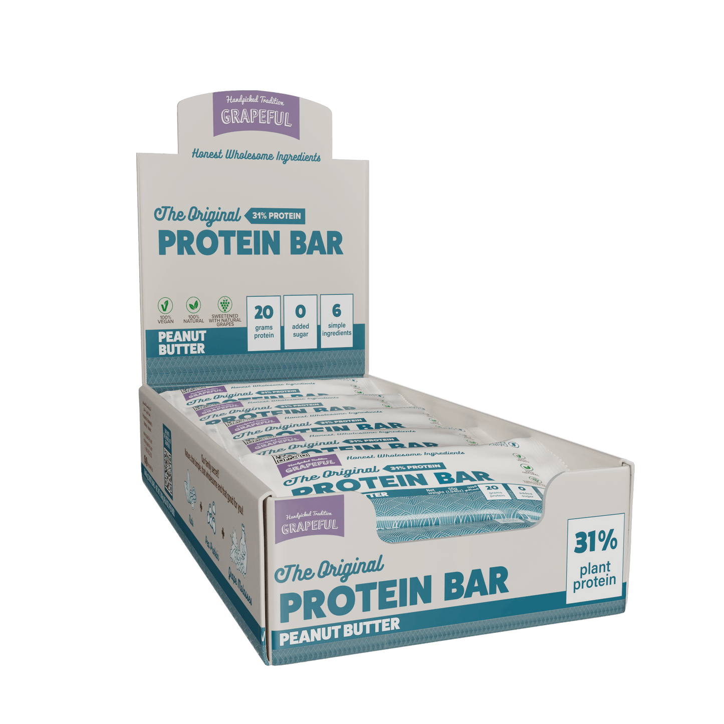 The Original Protein Bar | Peanut Butter (20 Bars)